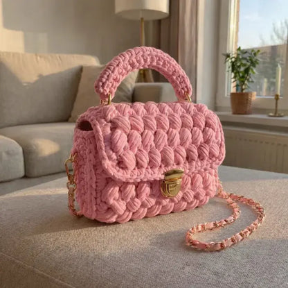 The Jalen Thread Bag – Handmade Crochet Handbag