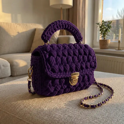 The Jalen Thread Bag – Handmade Crochet Handbag