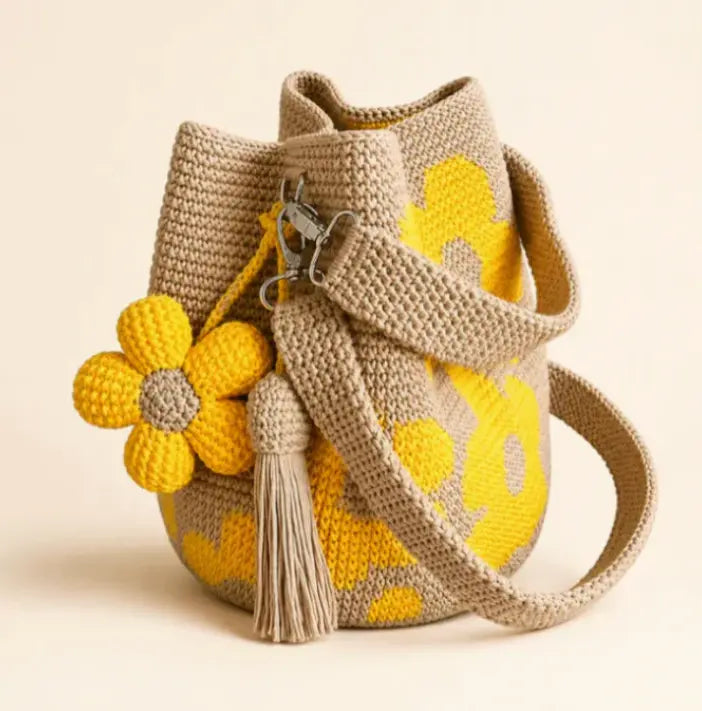 The Jalen Thread Bag - Handmade Crochet Bag