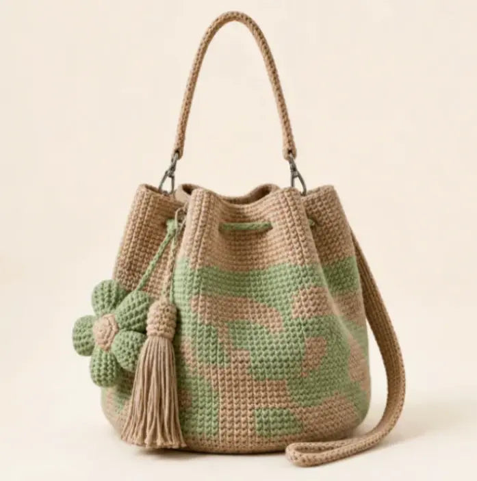 The Jalen Thread Bag - Handmade Crochet Bag